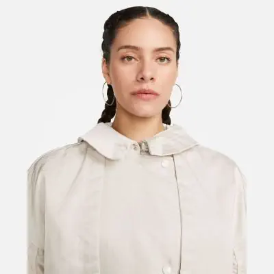 Women s Nike Sportswear Essentials Beige Jacket EKINSPORT