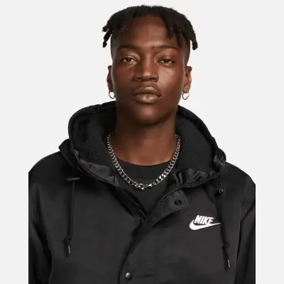 Men s Nike Club Stadium Parka Black EKINSPORT