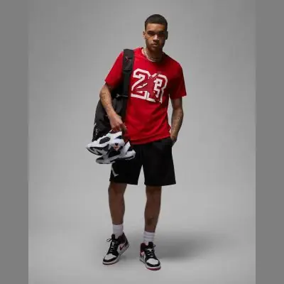 Maglietta Jordan Flight Essentials rosso Uomo FB7394 687 EKINSPORT