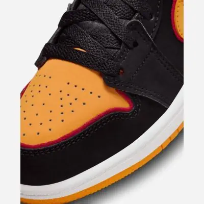 Scarpe da bambino Jordan 1 Mid Se Nero e Arancione EKINSPORT