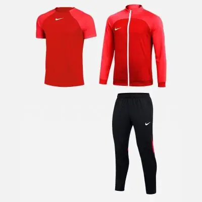 Nike academy tracksuit red online