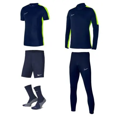 Produkt Set Nike Academy 23 fur Mann. Trainingsanzug Trikot Shorts Socken 5 artikel