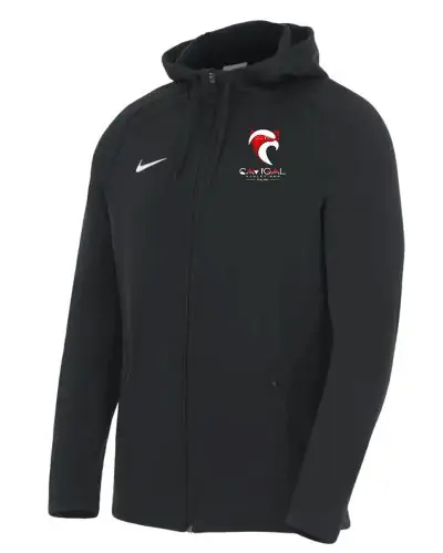 Veste Nike Team Training Full Zip Hoodie Noir pour homme Cavigal Nice Athletisme EKINSPORT