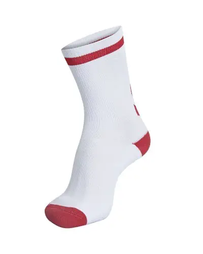 Chaussettes basses Hummel Elite Indoor Blanc Rouge EKINSPORT