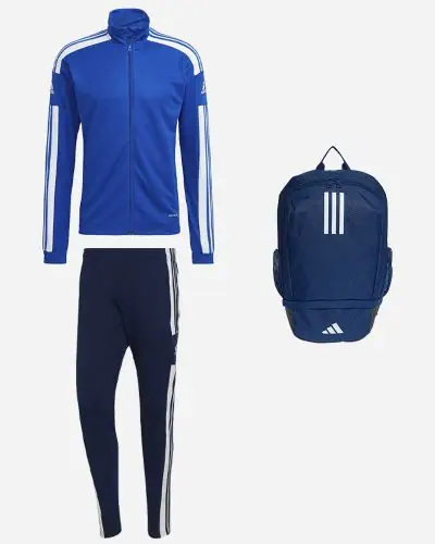 Ensemble adidas Squadra 21 pour Homme. Veste de survetement Pantalon de survetement Sac a dos 3 pieces EKINSPORT