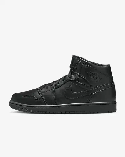 Schoenen Nike Jordan 1 Mid Zwart voor Mannen 554724 093 EKINSPORT