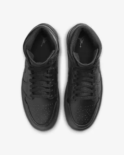 Schoenen Nike Jordan 1 Mid Zwart voor Mannen 554724 093 EKINSPORT