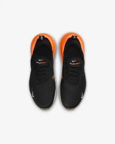 Scarpe Nike Air Max 270 nero e arancione per bambini EKINSPORT