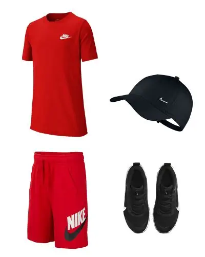 Pack Nike Sportswear pour Enfant. T shirt Short Casquette Chaussures EKINSPORT