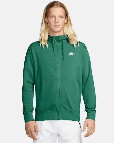 Sweat a capuche Nike Sportswear Club Fleece Vert pour homme EKINSPORT