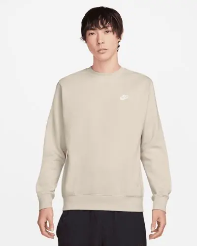 Heren Nike Sportswear Club Fleece Olijfgroen Sweatshirt EKINSPORT