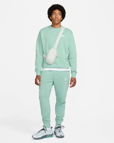 Bas de jogging Nike Sportswear Vert et Blanc pour Homme BV2679 309 EKINSPORT
