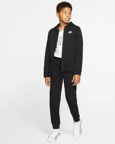 Ensemble de survetement Nike Sportswear Fleece pour Enfant BV3634 010 Noir EKINSPORT