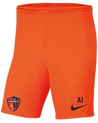Short Nike Orange pour homme FC Montfaucon Morre Gennes La Veze EKINSPORT