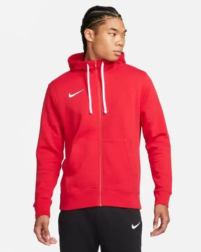 Sweat zippé rouge homme hot sale
