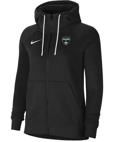 Sweat zippe a capuche Nike pour Femme AS Craponnes CW6955 010 EKINSPORT
