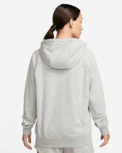 Felpa con cappuccio e zip Nike Team Club 20 Donna CW6955 063 Grigio chiaro EKINSPORT