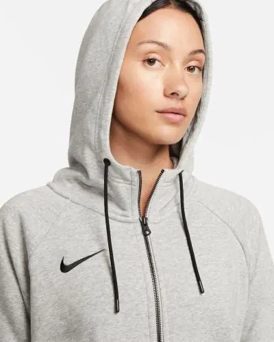 Felpa con cappuccio e zip Nike Team Club 20 Donna CW6955 063 Grigio chiaro EKINSPORT