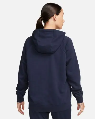 Sweat capuche zippe Nike Team Club 20 pour Femme CW6955 451 Bleu Marine EKINSPORT
