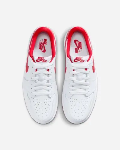 Air jordan 1 blanche rouge cheap