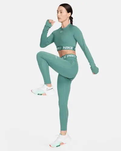 Legging Nike Pro Vert d eau pour femme EKINSPORT