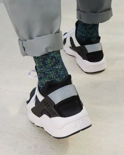 Huarache blanche noir et grise outlet