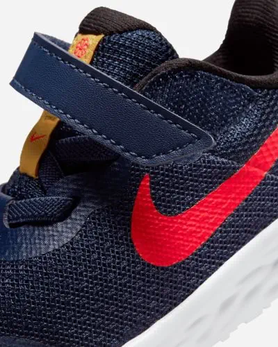 Zapatillas Nike Revolution 6 Azul marino y rojo Nino EKINSPORT