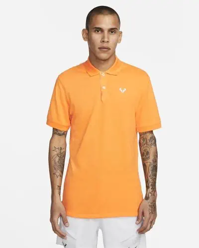 The Nike Men s Rafa Polo DD8532 836 Orange EKINSPORT