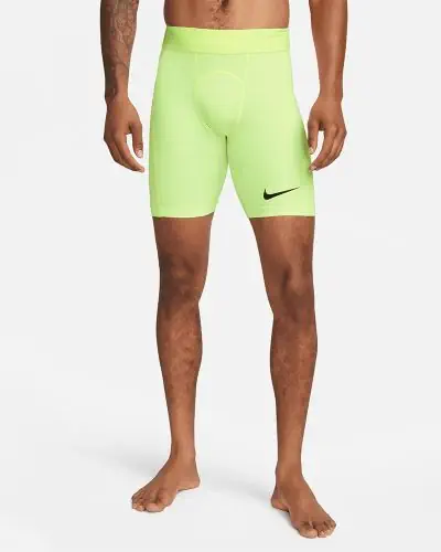 Men s Nike Pro Yellow Fluo Bib Tight EKINSPORT