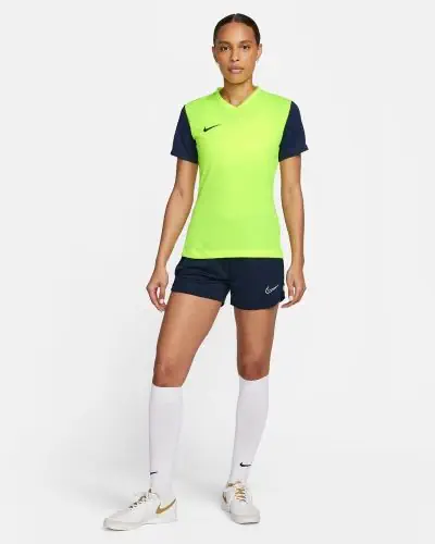 Maglia Nike Dri FIT Tiempo Premier II Donna DH8233 702 Giallo fluo EKINSPORT