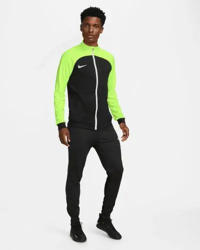 Survetement nike noir et vert fluo sale