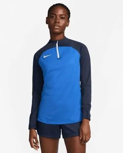 Nike Dri FIT Academy Pro Women s zip Training Top DH9246 463 Royal Blue EKINSPORT