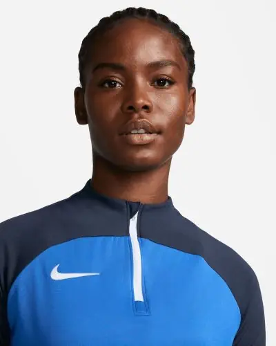 Nike Dri FIT Academy Pro Women s zip Training Top DH9246 463 Royal Blue EKINSPORT