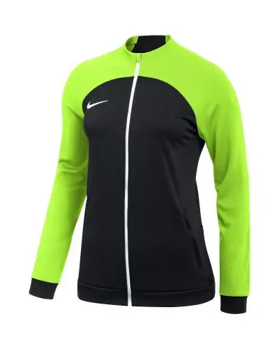 Chaqueta Nike Dri FIT Academy Pro para Mujer DH9250 010 Negro y Amarillo Fluorescente EKINSPORT