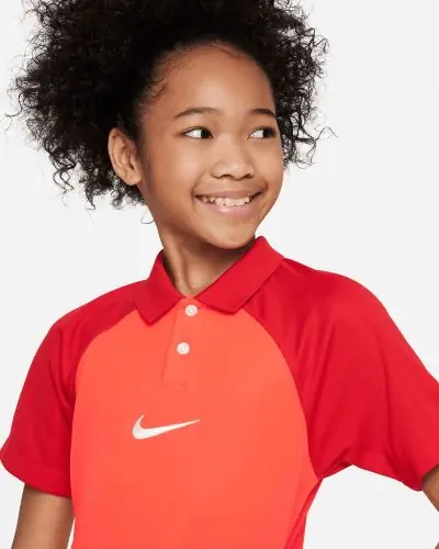 Nike Dri FIT Academy Pro Kids Polo DH9279 635 Crimson Red EKINSPORT