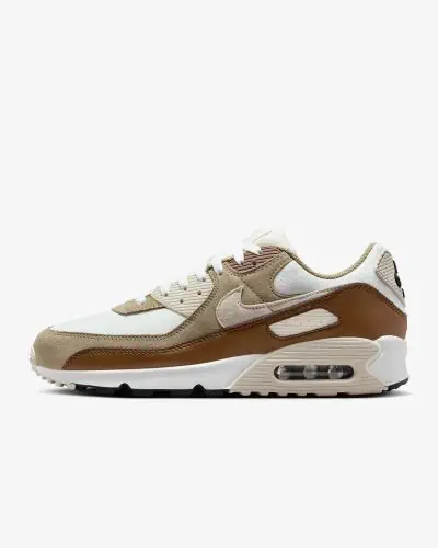 Nike Air Max 90 Beige Brown Men s Shoes EKINSPORT