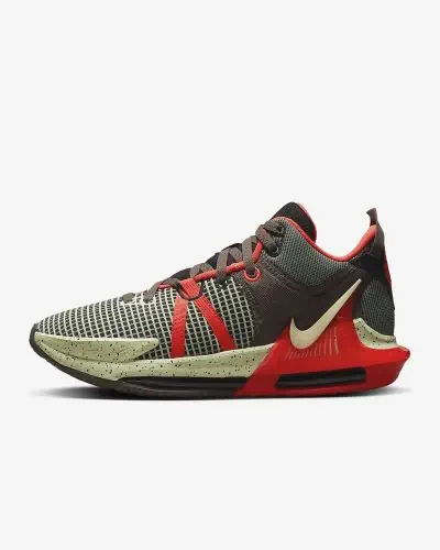 LeBron Witness 7 Heren Basketbalschoenen DM1123 001 Khaki EKINSPORT