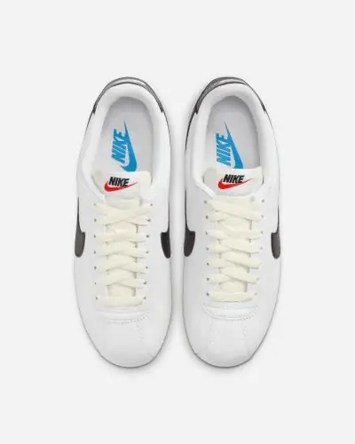 Scarpe Nike Cortez bianche e nere da donna EKINSPORT