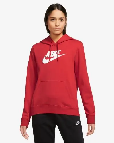 Felpa rossa nike donna discount