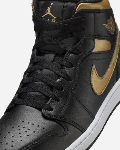 Nike Air Jordan 1 Mid Men s Shoes White Anthracite Black EKINSPORT