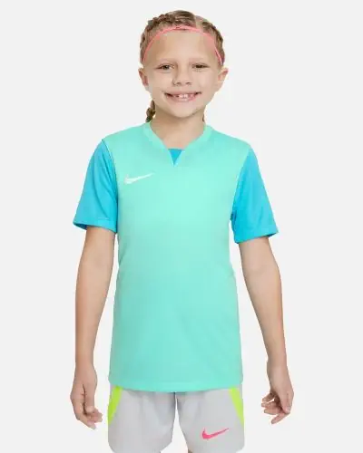 Maillot Nike Dri Fit Trophy V pour Enfant DR0942 354 Turquoise EKINSPORT