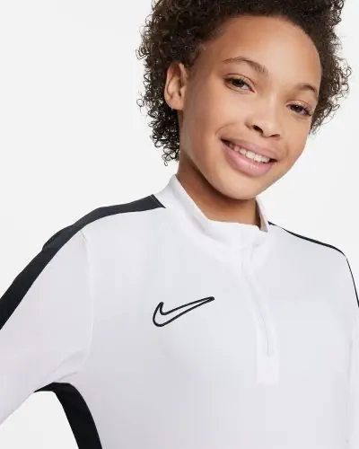 Nike Dri Fit Academy 23 Kids Sweat Top DR1356 100 White EKINSPORT