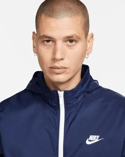 Men s Nike Sportswear Club Navy Blue Track Suit EKINSPORT