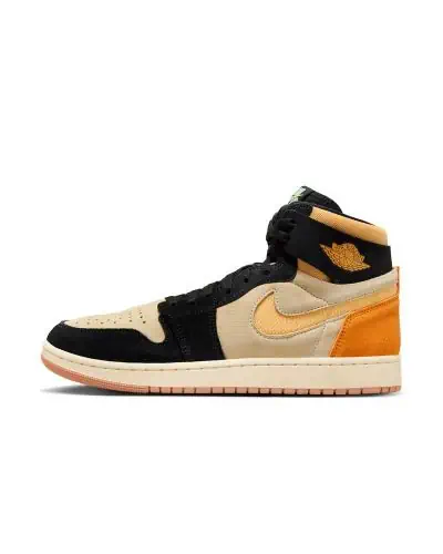 Men s Air Jordan 1 Zoom CMFT 2 White Orange Shoes EKINSPORT