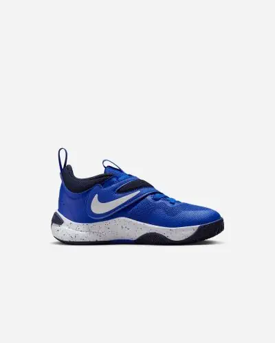 Zapatillas baloncesto nino Nike Team Hustle D 11 Royal Azul y Blanco EKINSPORT