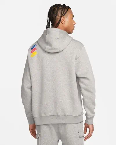 Sudadera con capucha Nike Sportswear Standard Issue Gris Hombre EKINSPORT