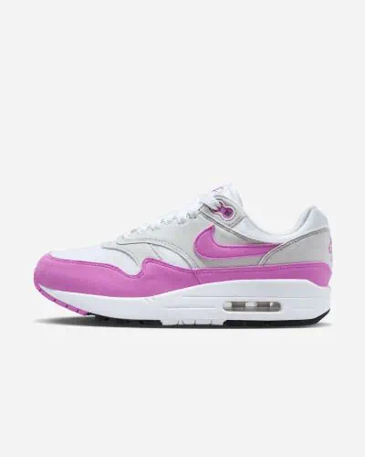 Nike Air Max 1 87 Grey Pink Women s Shoes EKINSPORT