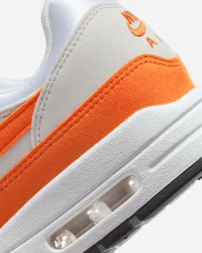 Nike Air Max 1 87 Grey Orange Women s Shoes EKINSPORT