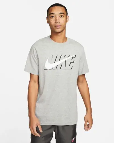 Nike shirt grijs best sale