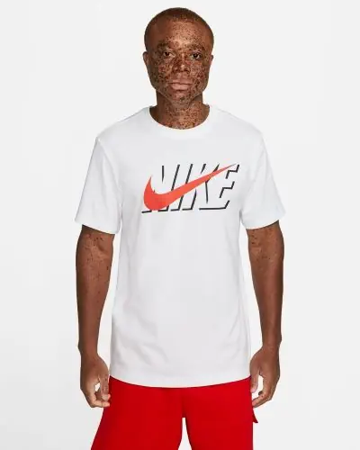 Nike Sportswear Heren T shirt Wit DZ3276 100 EKINSPORT